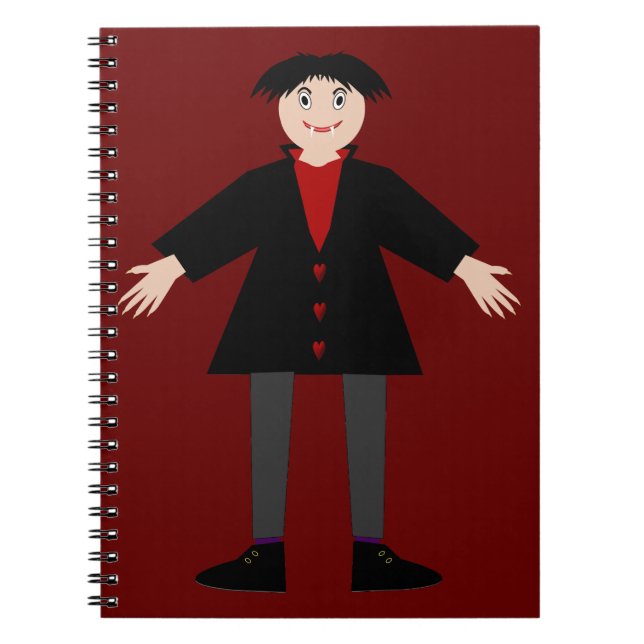 Cuaderno Vampiro de Cute Halloween (Frente)
