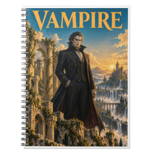 Cuaderno Vampiro, Monstruo de Fantasía Gótica