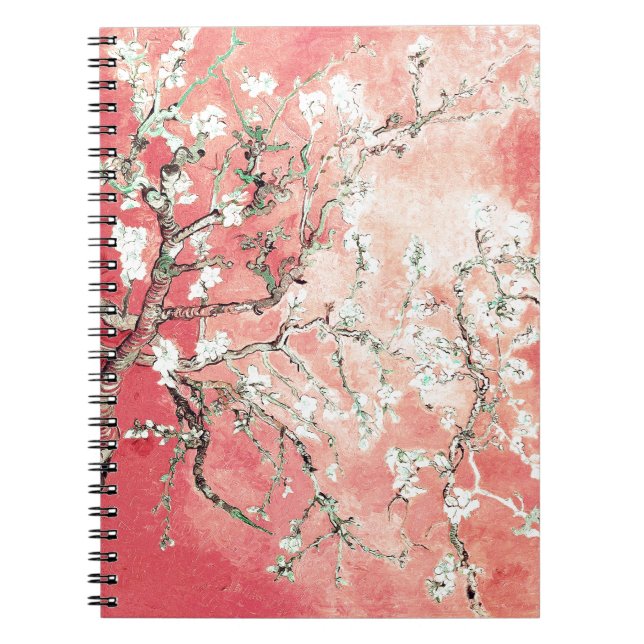 Cuaderno Van Gogh Almond Blossoms Peach (Frente)