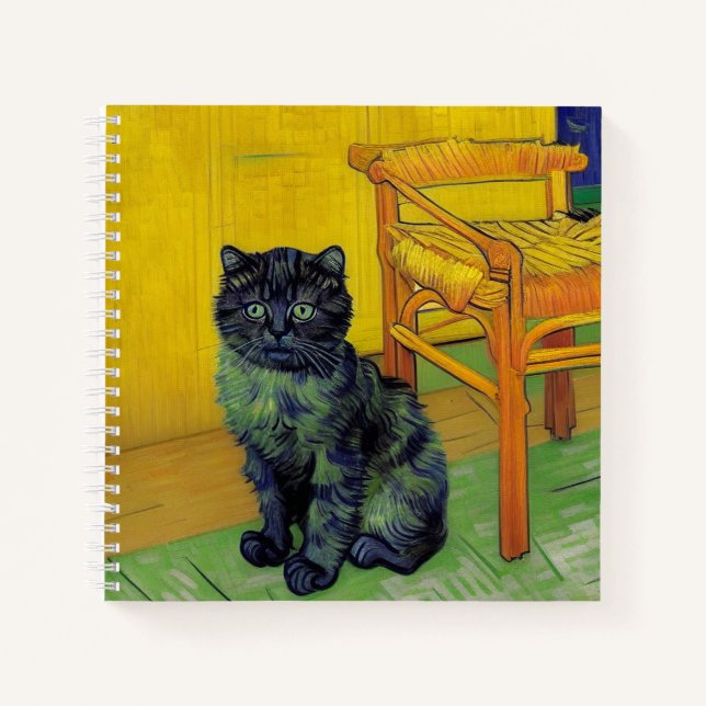 Cuaderno Van Gogh Black Cat (Anverso)