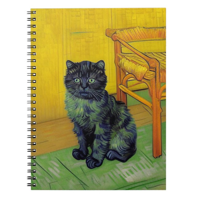 Cuaderno Van Gogh Black Cat (Frente)