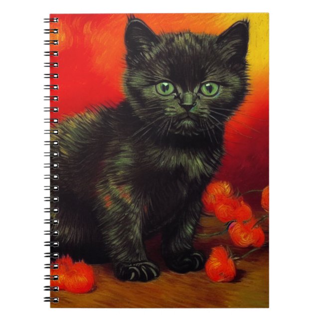 Cuaderno Van Gogh Black Kitten (Frente)