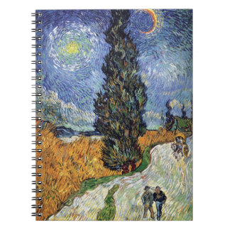 Cuaderno Van Gogh - Camino con cipreses