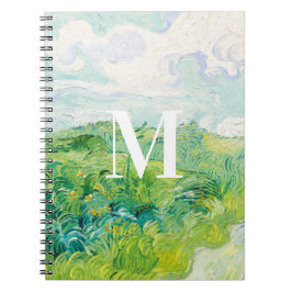 Cuaderno Van Gogh. Campos de Trigo Verde, Auvers. Inicial