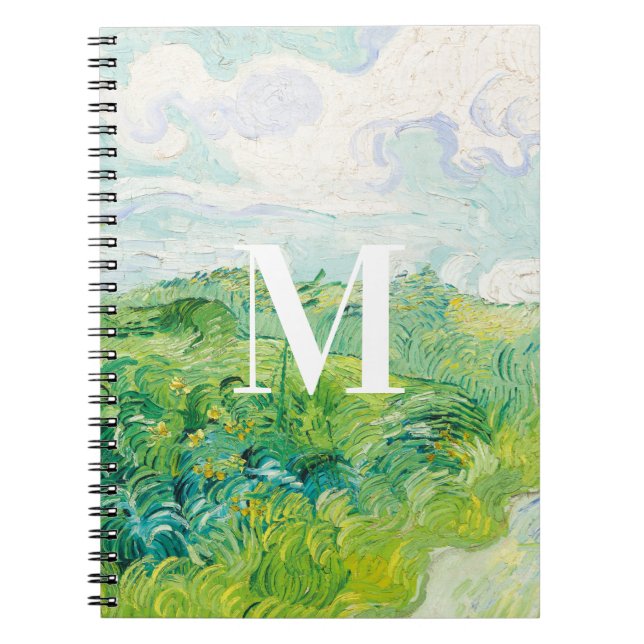 Cuaderno Van Gogh. Campos de Trigo Verde, Auvers. Inicial (Frente)