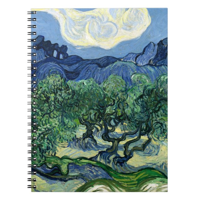 Cuaderno Van Gogh El Paintaje Paisajista De Los Olivos (Frente)