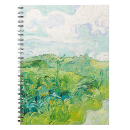 Cuaderno Van Gogh Green Trieat Fields Auvers. Impresionismo