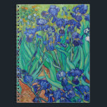 Cuaderno Van Gogh Irises. Impresionismo de la naturaleza fl<br><div class="desc">Portátil Van Gogh "Irises". El arte del impresionismo floral azul.</div>