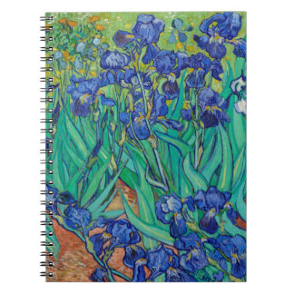 Cuaderno Van Gogh Irises. Impresionismo de la naturaleza fl