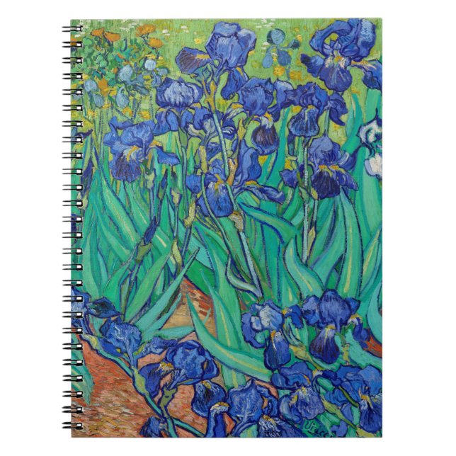 Cuaderno Van Gogh Irises. Impresionismo de la naturaleza fl (Frente)