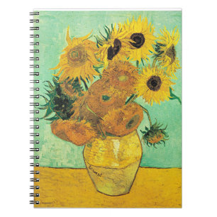 Cuaderno Van Gogh - Jarrón con 12 Girasoles