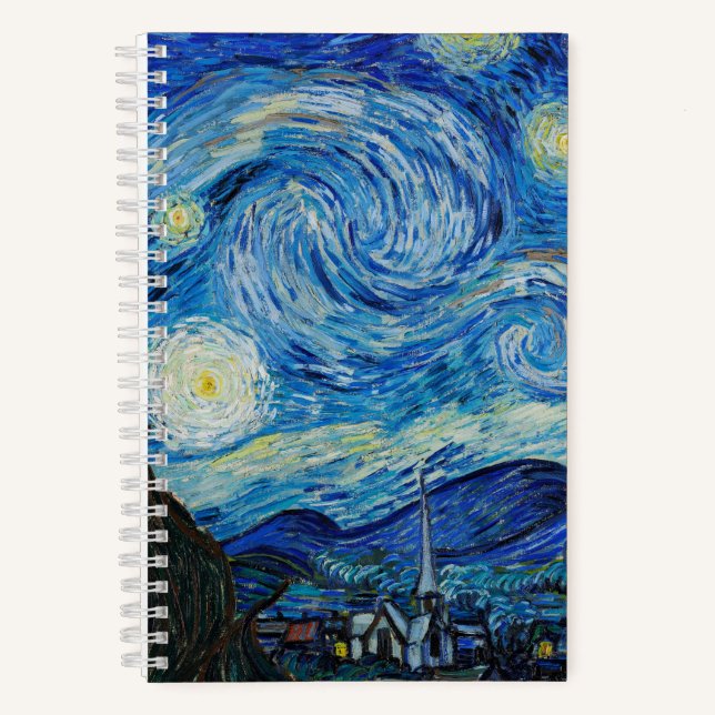 Cuaderno Van Gogh "La noche estrellada" (Anverso)
