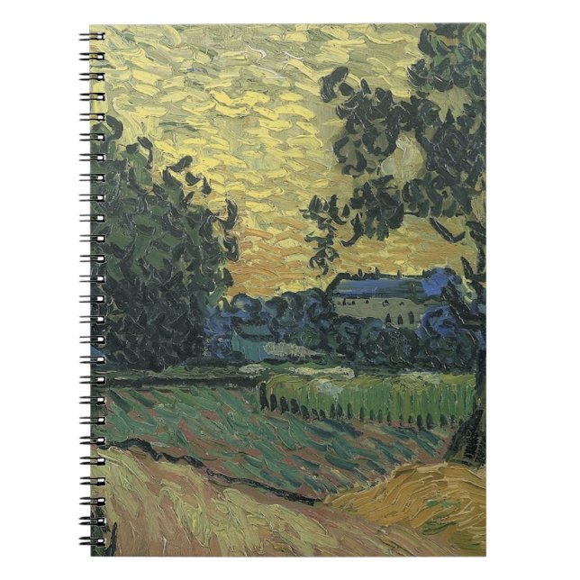 Cuaderno Van Gogh Landscape at Twilight (Frente)