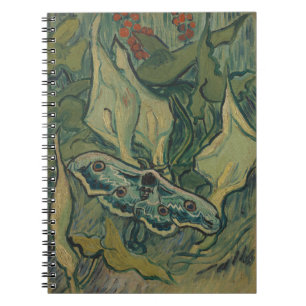 Cuaderno Van Gogh Mariposa Lunar Gigante Arte de Naturaleza