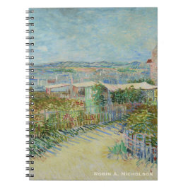 Cuaderno Van Gogh Montmartre personalizado