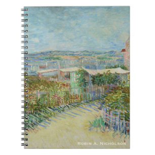 Cuaderno Van Gogh Montmartre personalizado