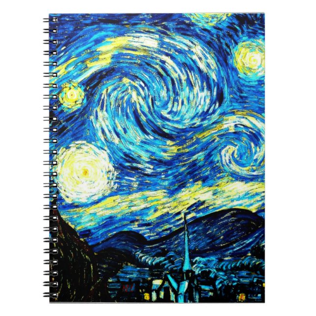 Cuaderno Van Gogh - Noche Starry (Frente)