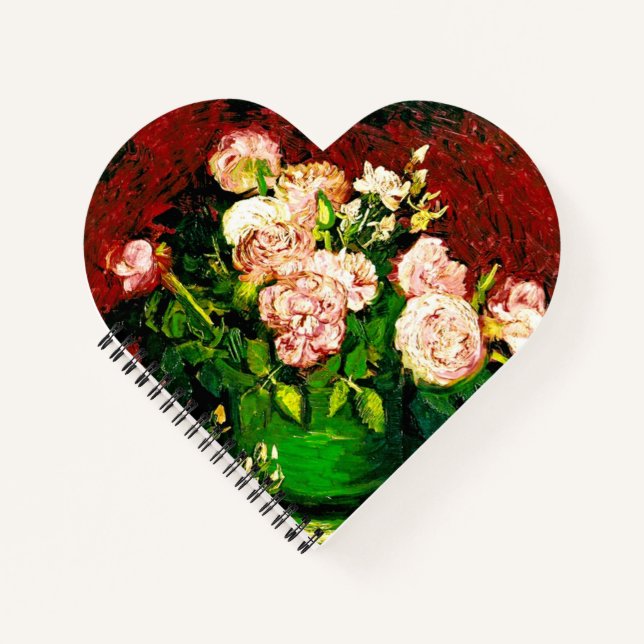 Cuaderno Van Gogh Peonies y Rosas (Anverso)