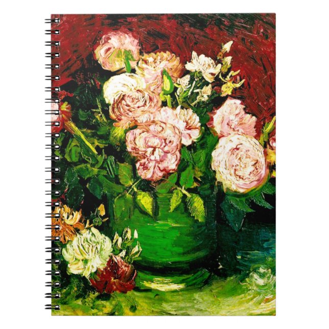 Cuaderno Van Gogh Peonies y Rosas (Frente)