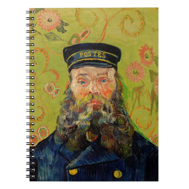 Cuaderno Van Gogh Postman. Arte de impresionismo vertical (Frente)