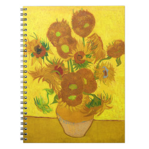 Cuaderno Van Gogh Quince Girasoles En Un Bella Artes De Vas