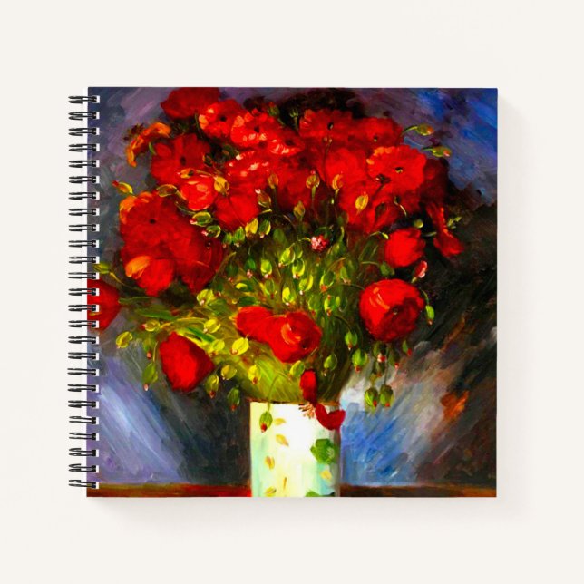 Cuaderno Van Gogh Red Poppies (Anverso)