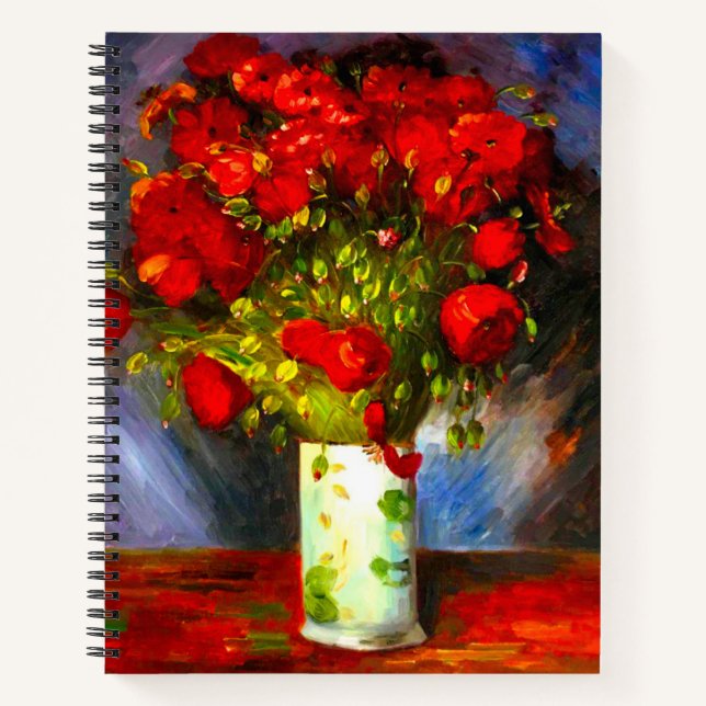 Cuaderno Van Gogh Red Poppies (Anverso)