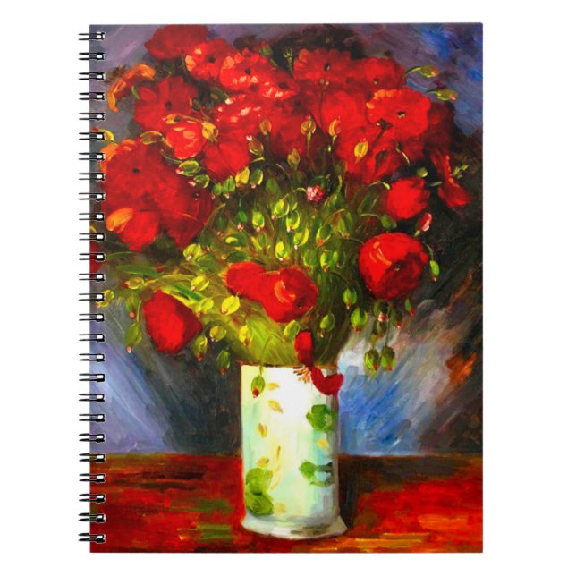 Cuaderno Van Gogh Red Poppies (Frente)