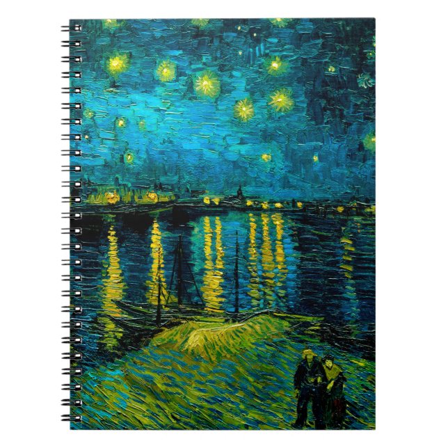 Cuaderno Van Gogh Starry Night Over the Rhône  (Frente)