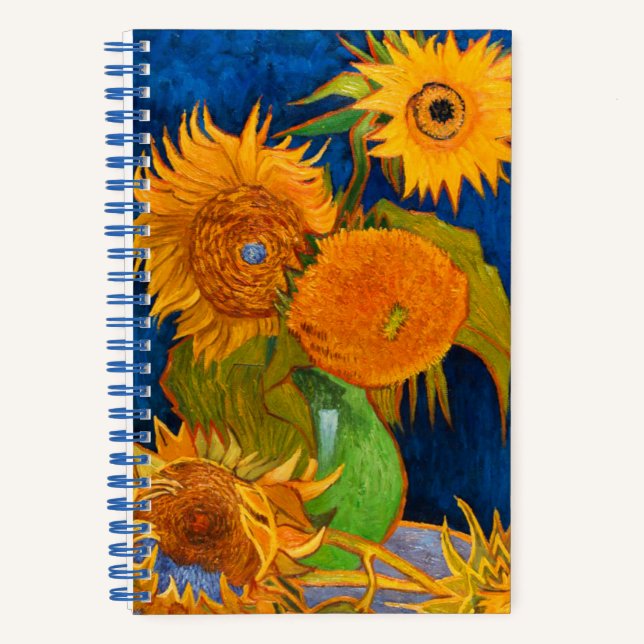 Cuaderno Van Gogh Sunflowers (Anverso)