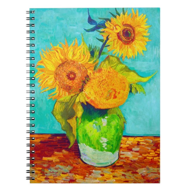 Cuaderno Van Gogh Sunflowers  (Frente)