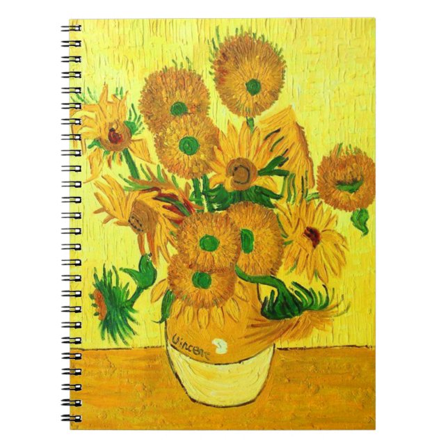 Cuaderno Van Gogh Sunflowers (Frente)