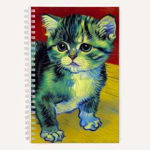 Cuaderno Van Gogh Tabby Cat