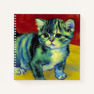 Cuaderno Van Gogh Tabby Cat