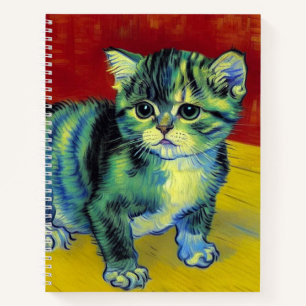 Cuaderno Van Gogh Tabby Cat
