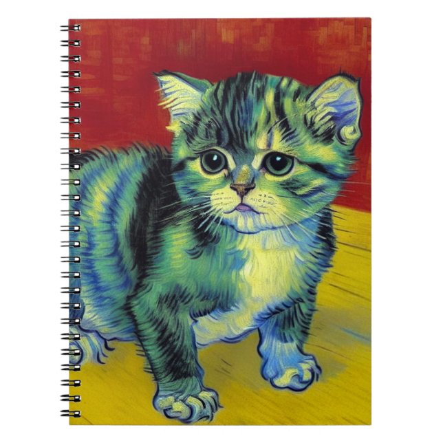 Cuaderno Van Gogh Tabby Cat (Frente)