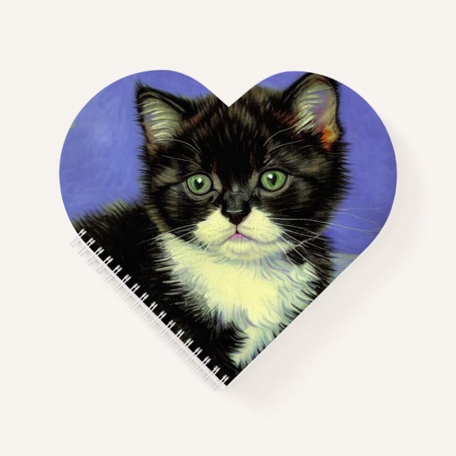 Cuaderno Van Gogh Tuxedo Kitten (Anverso)
