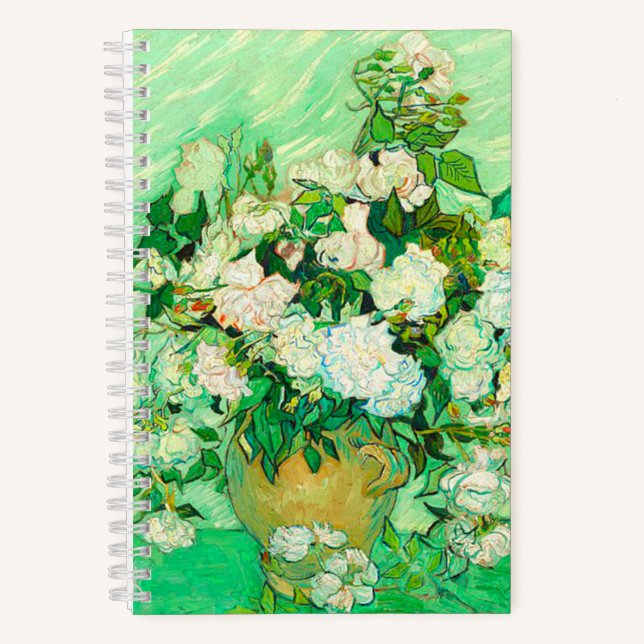 Cuaderno Van Gogh White Roses (Anverso)