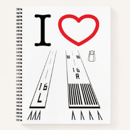 Cuaderno Van Nuys Airport Runways 16L-16R / 34L - 34R