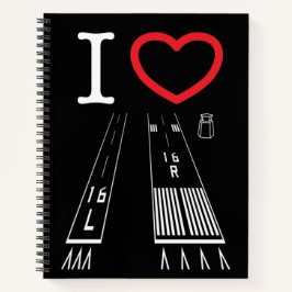 Cuaderno Van Nuys Airport Runways 16L-16R / 34L - 34R