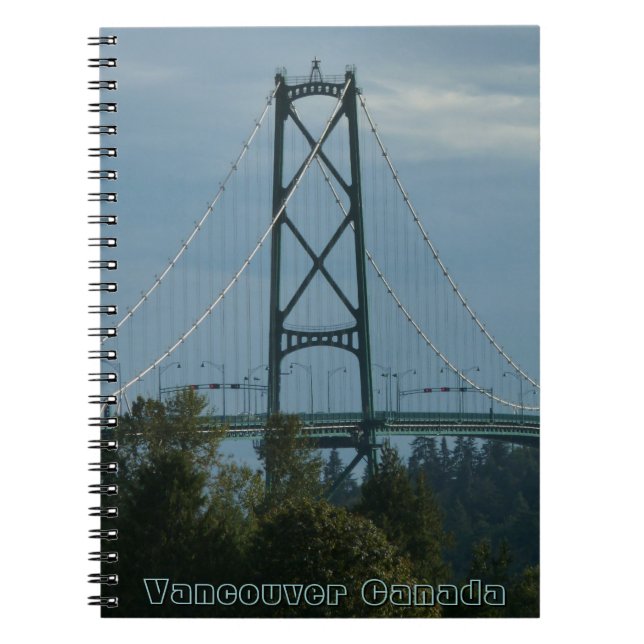 Cuaderno Vancouver Notebook Vancouver Cityscape Souvenir (Frente)