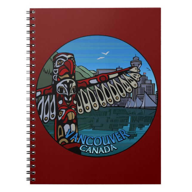 Cuaderno Vancouver Notebook Vancouver Souvenir Journal (Frente)