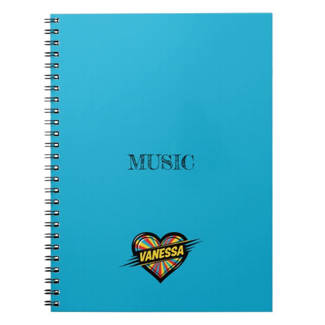 Cuaderno Vanessa Blue (Frente)