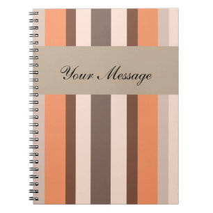 Cuaderno Vanilla Melon Stripes