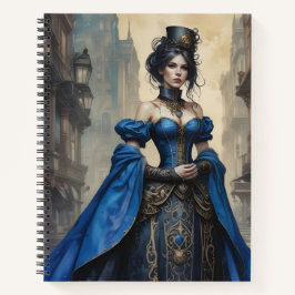 Cuaderno Vapor Azul y Oro