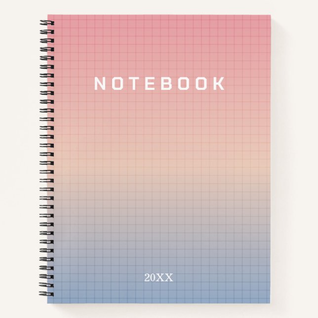Cuaderno Vaporwave personalizado (Anverso)