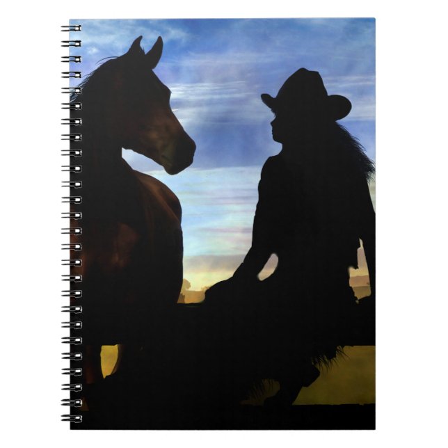 Cuaderno Vaquera y caballo (Frente)