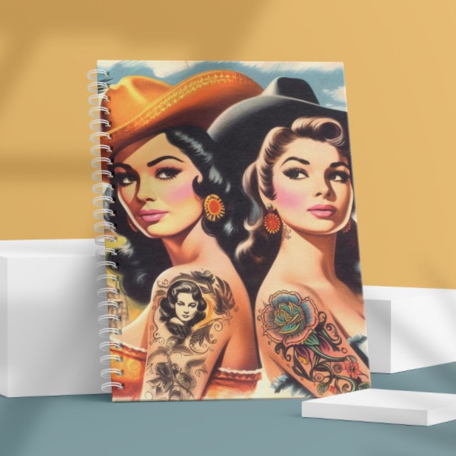 Cuaderno Vaqueras Tatuadas Vintage (Subido por el creador)