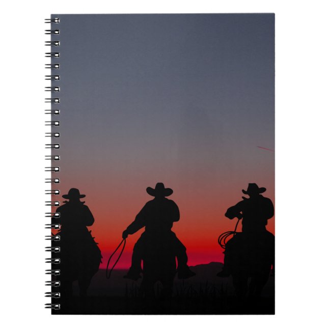 Cuaderno vaquero al atardecer (Frente)