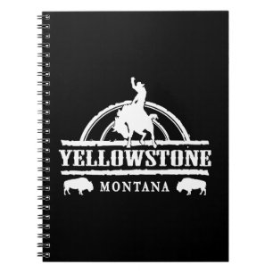Cuaderno Vaquero de Rodeo de Yellowstone Montana